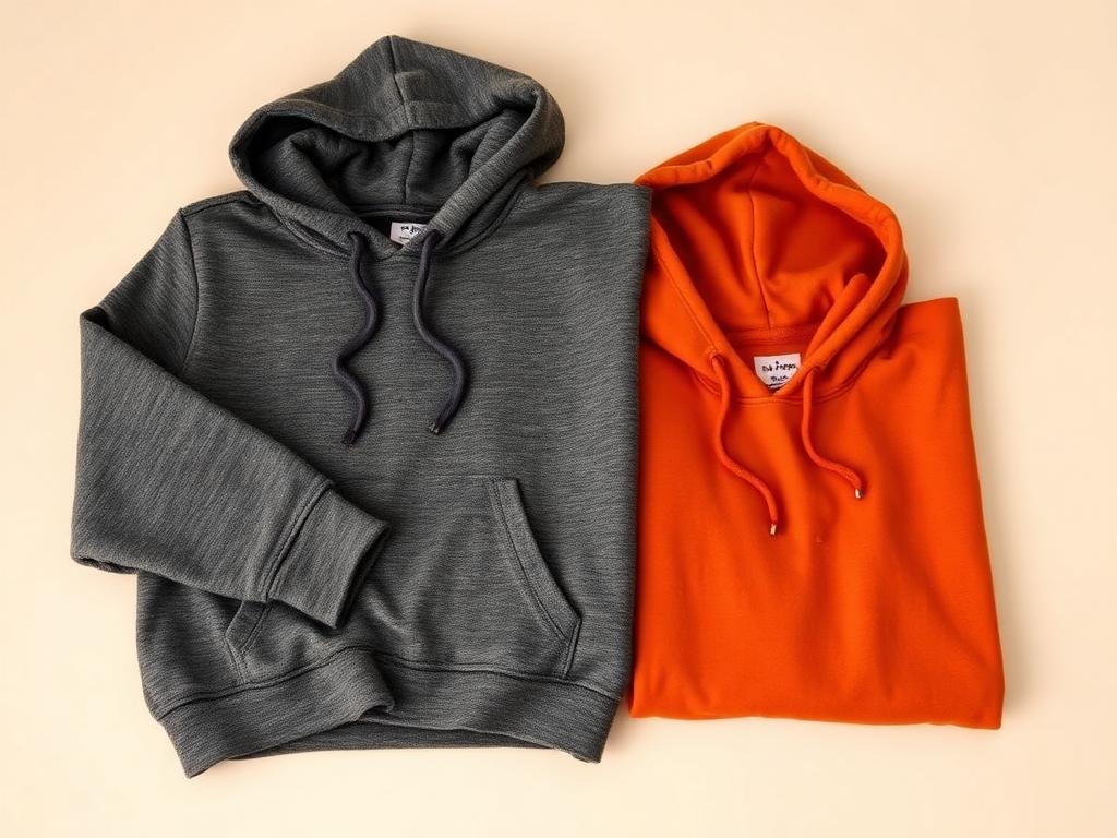 Brushed fleece hoodie