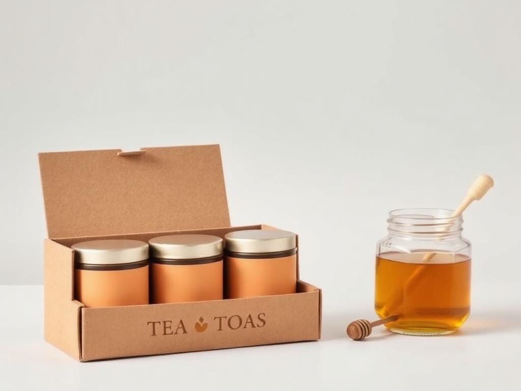 Artisan tea and honey box